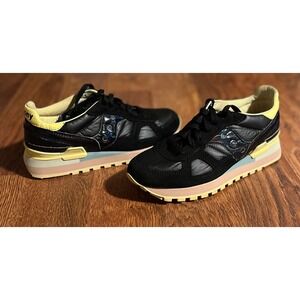 Saucony Shadow 5000 Womens Black Iridescent Sneakers Size 6.5